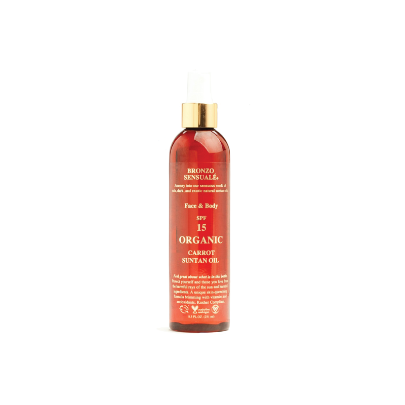 H. Bronzo Sensualé® SPF 15 Sunscreen Deep Tanning Carrot Oil 8.5 Ounces