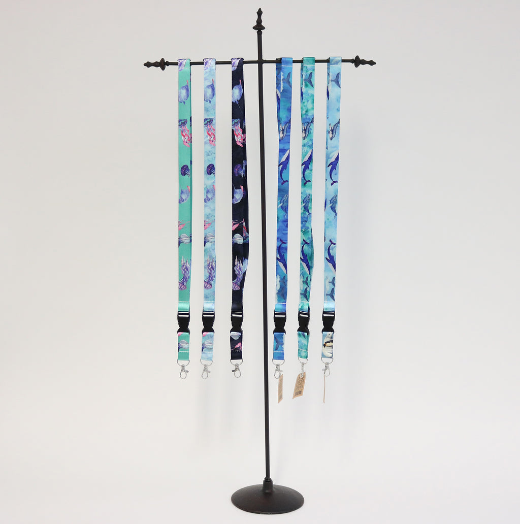 Eco Conscious Design Lanyards- Jellyfish + Whales